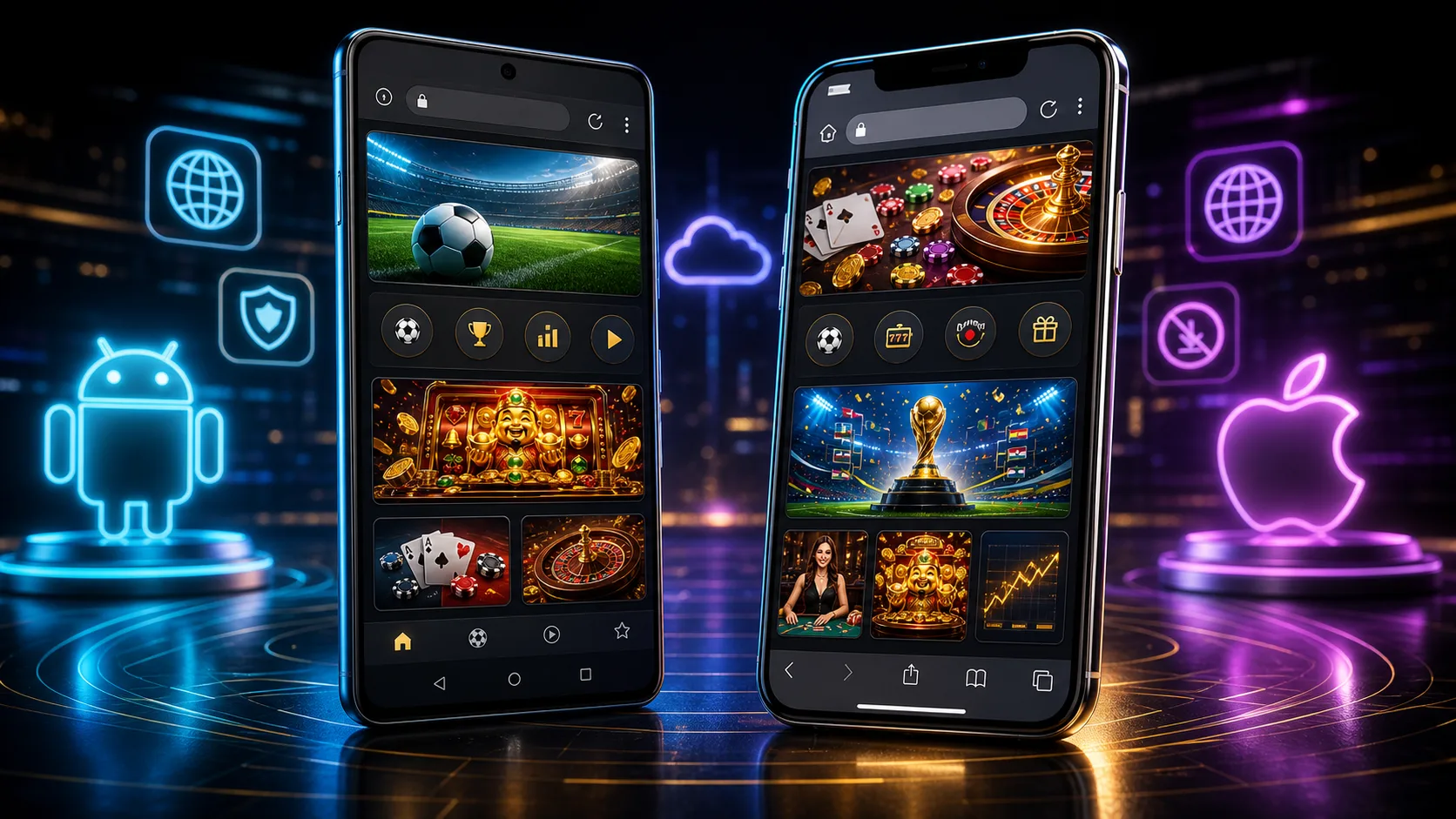 Experiência foxybingo compatível com Android e iOS no navegador mobile
